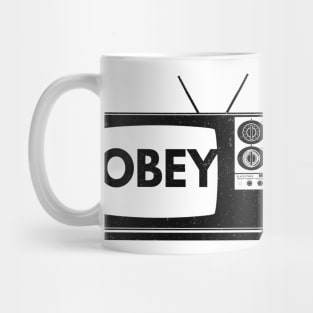 Obey TV (vintage distressed) Mug
